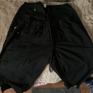 Scrub pants lightly worn